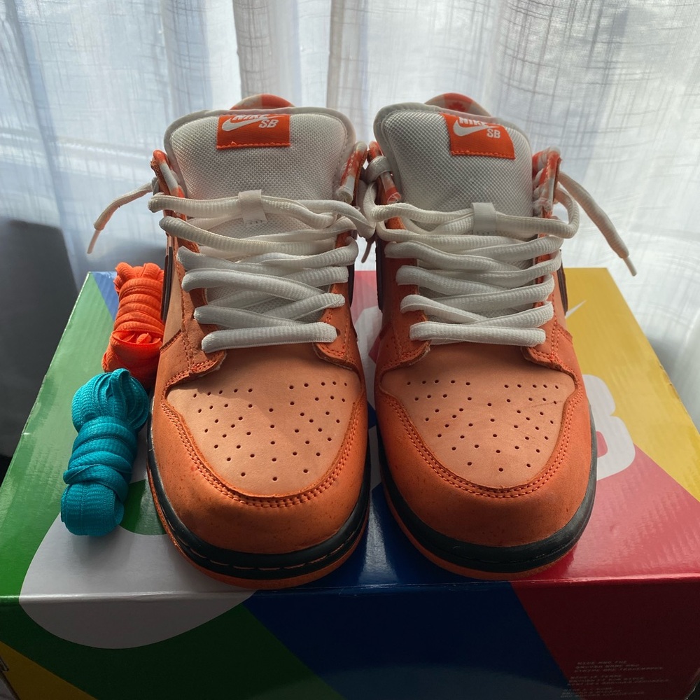Limited Edition Concepts x Nike Dunk Low SB 'Orange Lobster’ Shoes in 9.5